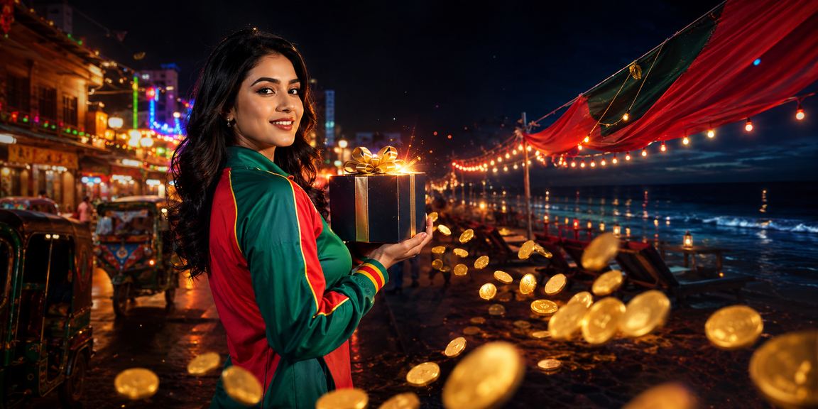 কক্সবাজার সৈকতে ক্রিকেট বেটিং উৎসব মঞ্চ
